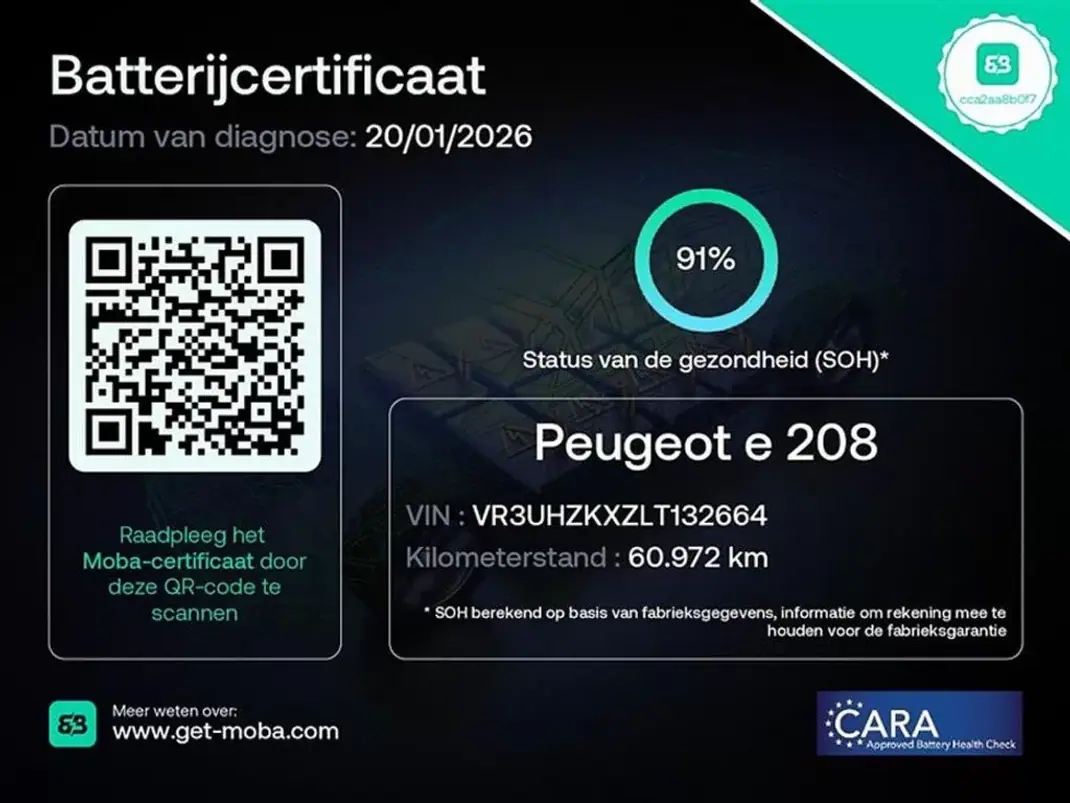 Peugeot e-208 2020 - 14990 EUR, 60978 km - AUTO.MOTO.pt - 60978km - foto 3 de 12