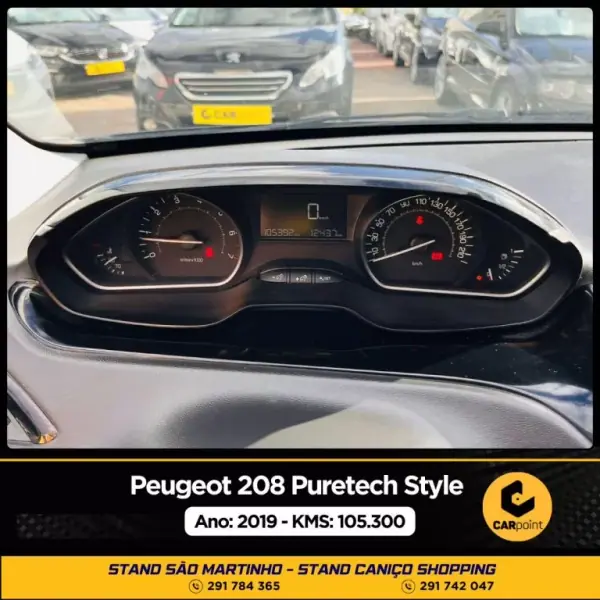 Peugeot 208 2019 - 12900 EUR, 105392 km - AUTO.MOTO.pt - 105392km - foto 8 de 10
