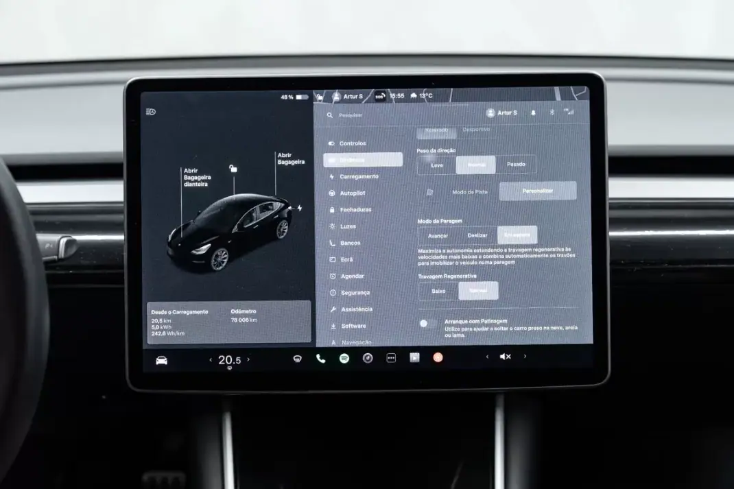 Tesla Model 3 2020 - 30950 EUR, 78000 km - AUTO.MOTO.pt - 78000km - foto 26 de 46