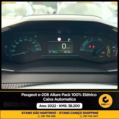 Peugeot e-208 2022 - 21900 EUR, 38200 km - AUTO.MOTO.pt - 38200km - foto 10 de 10
