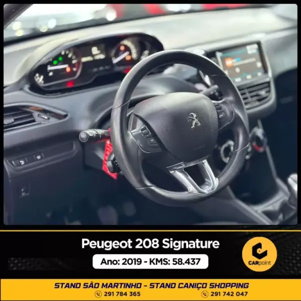 Peugeot 208 2019 - 13900 EUR, 58500 km - AUTO.MOTO.pt - 58500km - foto 6 de 10