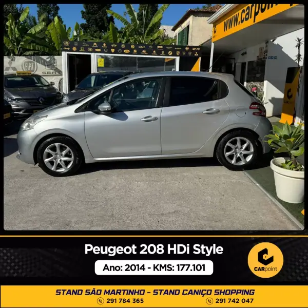 Peugeot 208 2014 - 9990 EUR, 177101 km - AUTO.MOTO.pt - 177101km - foto 3 de 10