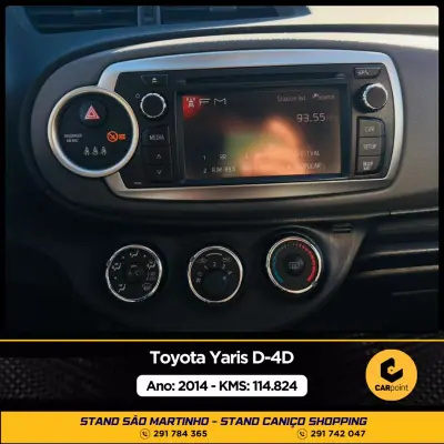 Toyota Yaris 2014 - 15900 EUR, 114824 km - AUTO.MOTO.pt - 114824km - foto 9 de 10