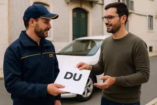 Quanto tempo demora a chegar o livrete (DUA) do carro em Portugal?