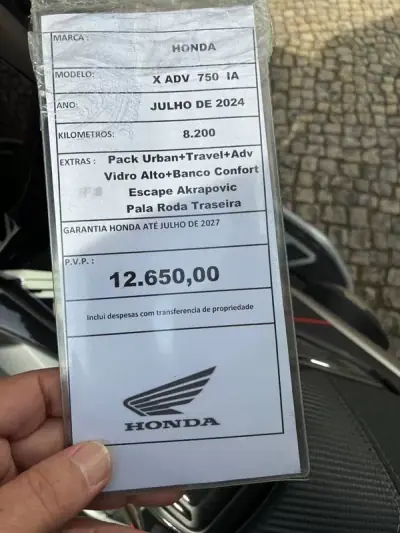 Honda NC750X 2024 - 12650 EUR, 8708 km - AUTO.MOTO.pt - 8708km - foto 20 de 20