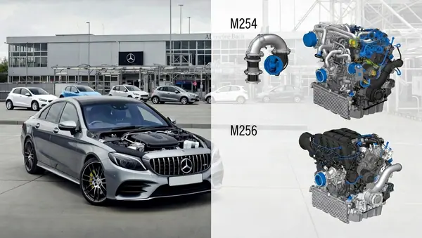 Quais são os mercedes com motor mercedes?