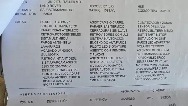 Land Rover Discovery 2017 - 34500 EUR, 161481 km - 161481km - foto 66 de 74