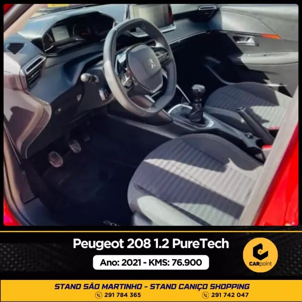 Peugeot 208 2021 - 18900 EUR, 78044 km - AUTO.MOTO.pt - 78044km - foto 7 de 10