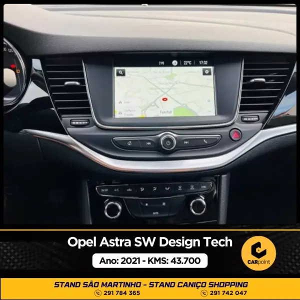 Opel Astra 2021 - 17900 EUR, 43700 km - AUTO.MOTO.pt - 43700km - foto 9 de 10