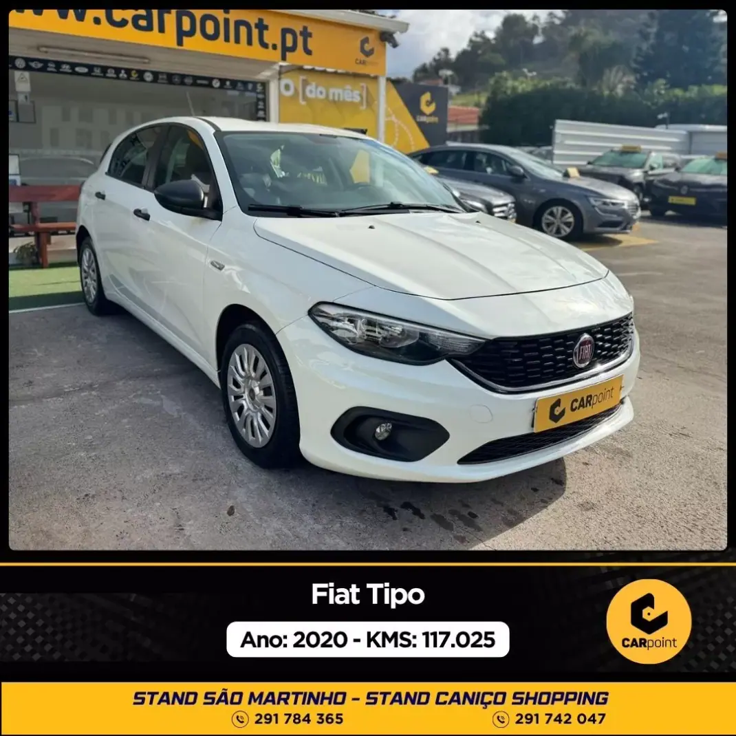 Fiat Tipo 2020 - 11900 EUR, 117050 km - AUTO.MOTO.pt - 117050km - foto 2 de 10