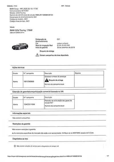 BMW 525 2019 - 31500 EUR, 84679 km - AUTO.MOTO.pt - 84679km - foto 60 de 67