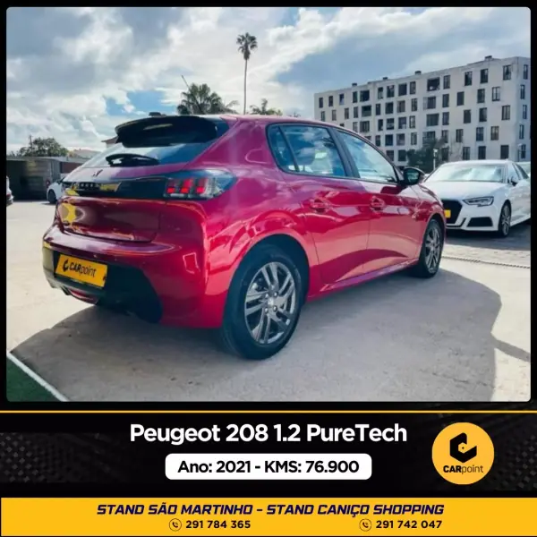 Peugeot 208 2021 - 18900 EUR, 78044 km - AUTO.MOTO.pt - 78044km - foto 4 de 10