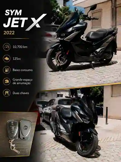 SYM Jet X 2022 - 2250 EUR, 10700 km - foto 1 de 13
