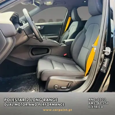 Polestar 2 2022 - 38900 EUR, 60250 km - AUTO.MOTO.pt - 60250km - foto 7 de 10