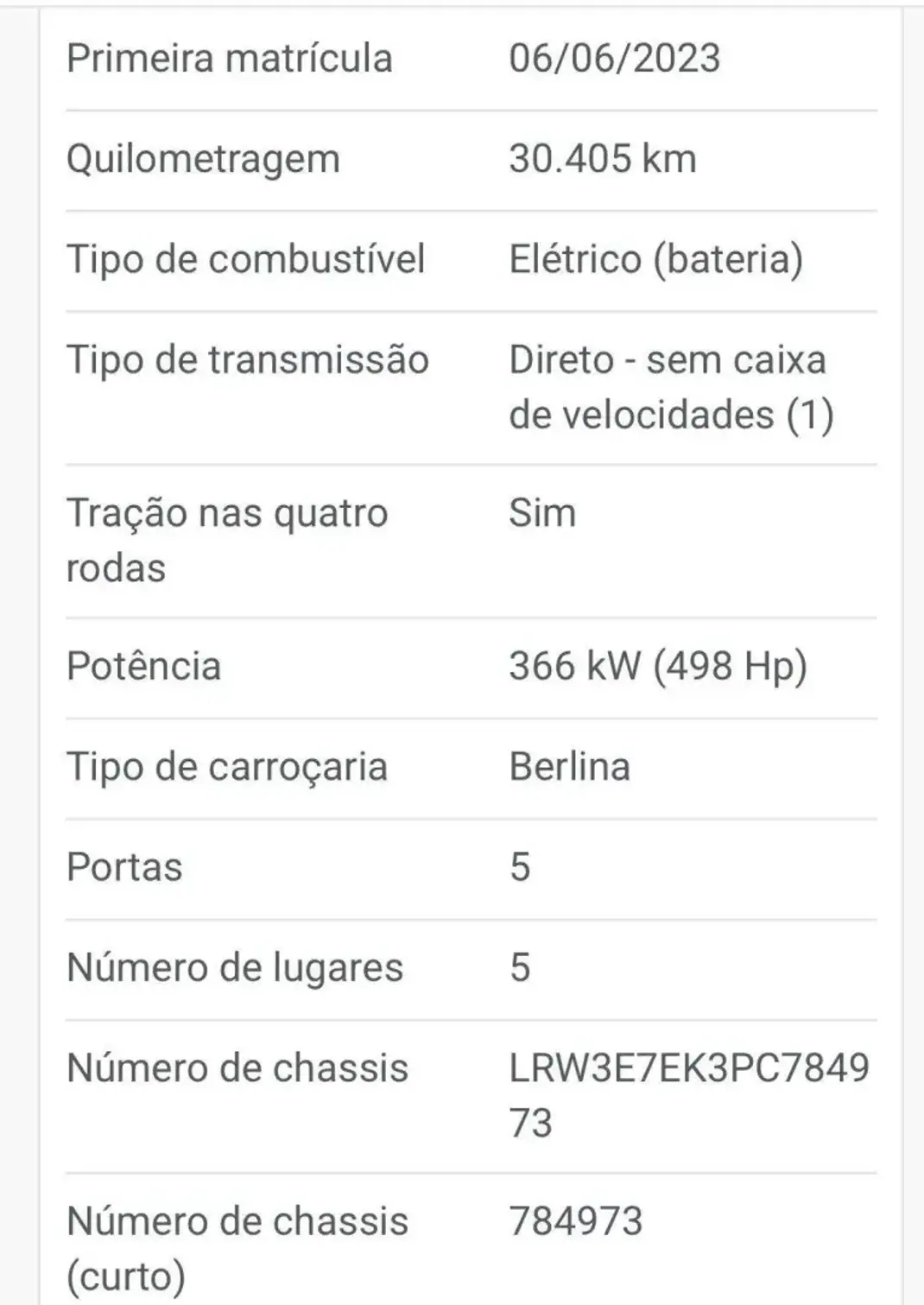 Tesla Model 3 2023 - 35900 EUR, 30450 km - 30450km - foto 15 de 15