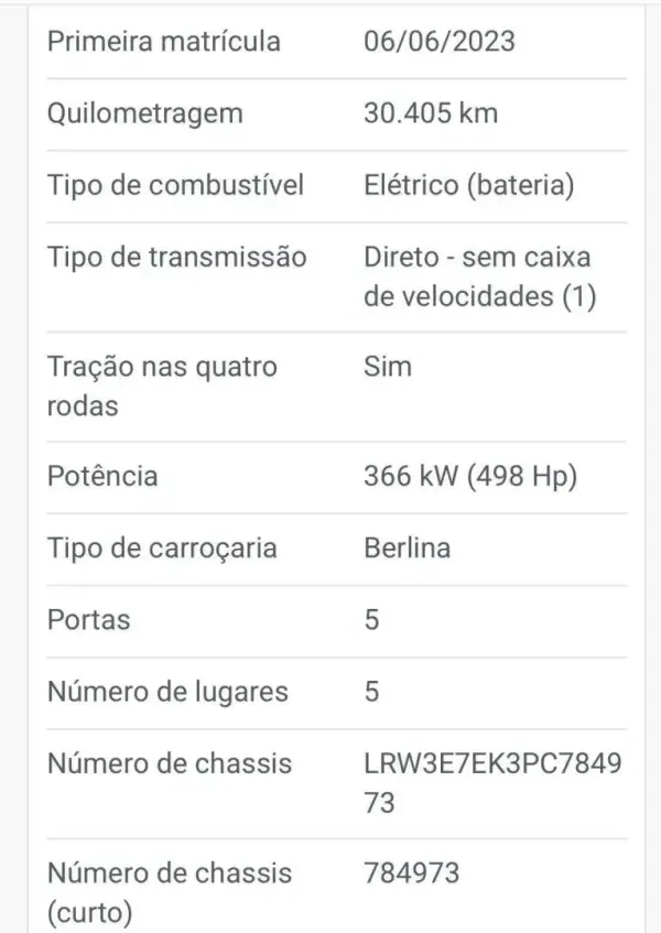 Tesla Model 3 2023 - 36900 EUR, 30450 km - 30450km - foto 15 de 15