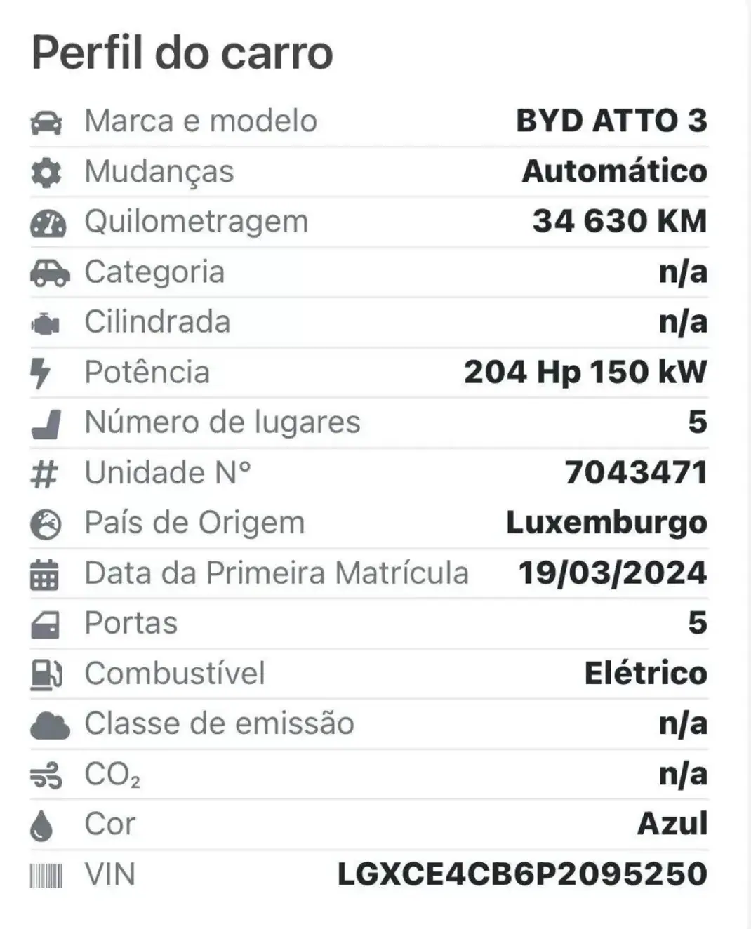 BYD Atto 3 2024 - 28500 EUR, 34630 km - AUTO.MOTO.pt - 34630km - foto 13 de 13