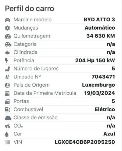 BYD Atto 3 2024 - 28500 EUR, 34630 km - AUTO.MOTO.pt - 34630km - foto 13 de 13