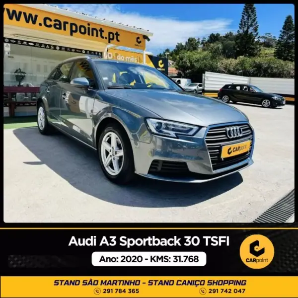 Audi A3 Sportback 2020 - 21900 EUR, 31768 km - AUTO.MOTO.pt - 31768km - foto 2 de 10