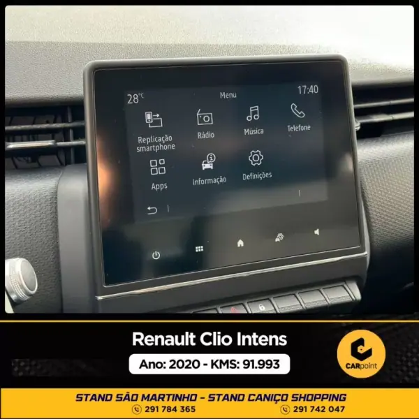 Renault Clio 2020 - 15900 EUR, 92050 km - AUTO.MOTO.pt - 92050km - foto 4 de 10