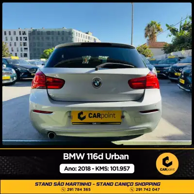 BMW 116 2018 - 18900 EUR, 102000 km - AUTO.MOTO.pt - 102000km - foto 5 de 10
