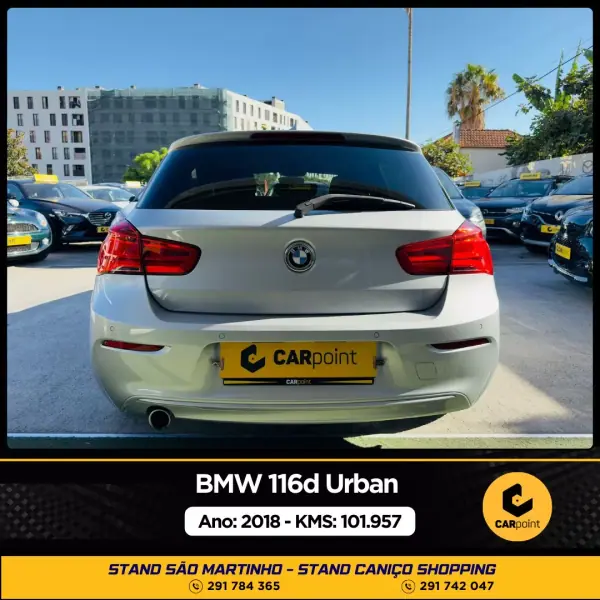BMW 116 2018 - 18900 EUR, 102000 km - AUTO.MOTO.pt - 102000km - foto 5 de 10