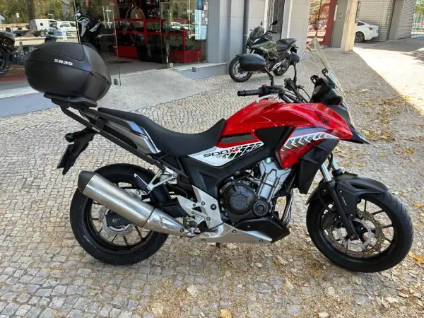 Honda CB500X ABS 500 XA 2017 Petrol — 35 185 km · Leiria Honda CB500X ABS 500 XA 2017 Petrol