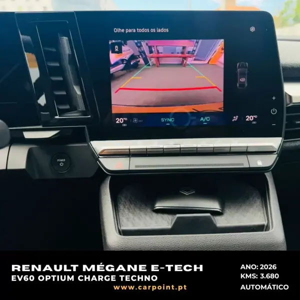 Renault Mégane E-Tech 2026 - 38900 EUR, 3680 km - AUTO.MOTO.pt - 3680km - foto 9 de 10