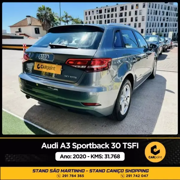Audi A3 Sportback 2020 - 21900 EUR, 31768 km - AUTO.MOTO.pt - 31768km - foto 5 de 10
