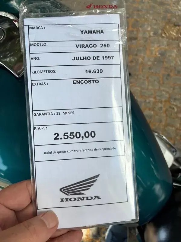 Yamaha XV 1997 - 2550 EUR, 24644 km - AUTO.MOTO.pt - 24644km - foto 7 de 15