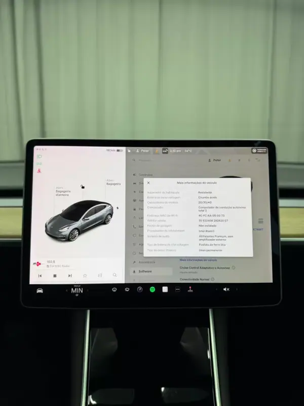 Tesla Model 3 2020 - 21750 EUR, 164000 km - AUTO.MOTO.pt - 164000km - foto 14 de 22
