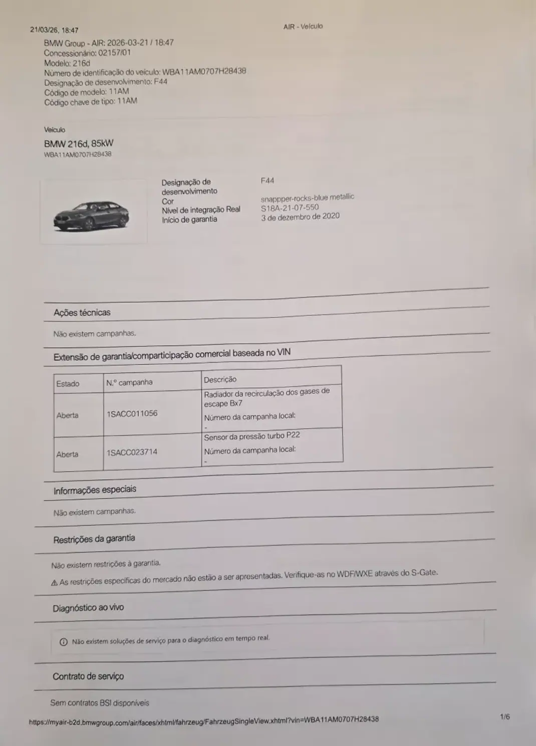 BMW 216 Gran Coupé 2020 - 24900 EUR, 75221 km - AUTO.MOTO.pt - 75221km - foto 55 de 61