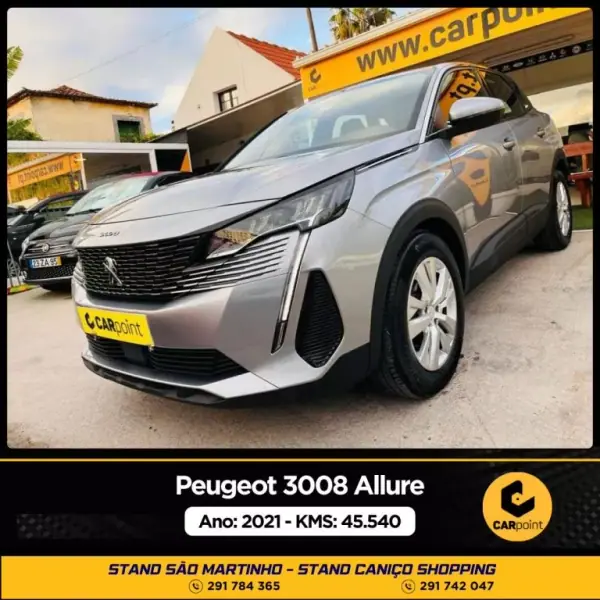 Peugeot 3008 2021 - 26900 EUR, 47600 km - AUTO.MOTO.pt - 47600km - foto 2 de 10
