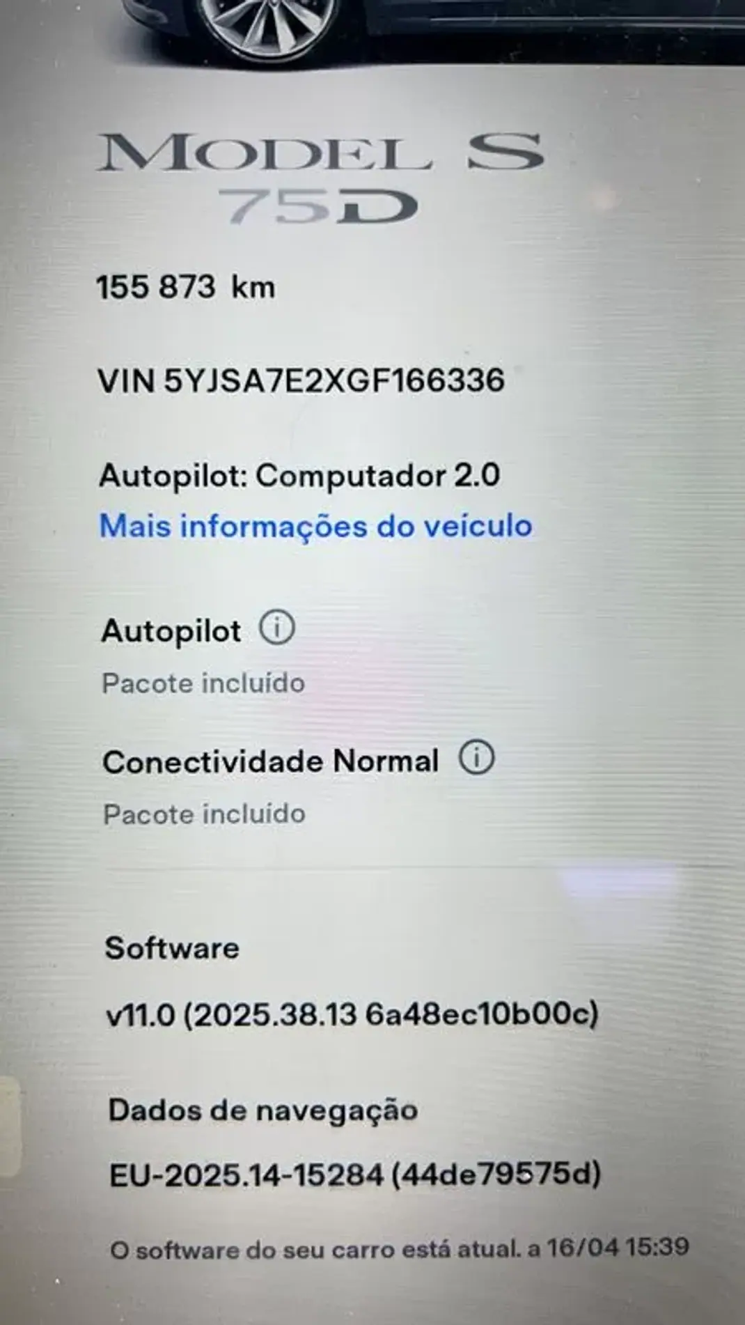 Tesla Model S 2017 - 21500 EUR, 155000 km - AUTO.MOTO.pt - 155000km - foto 17 de 17