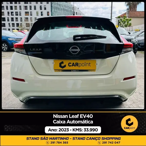 Nissan Leaf 2023 - 21900 EUR, 33990 km - AUTO.MOTO.pt - 33990km - foto 4 de 10