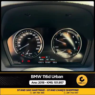 BMW 116 2018 - 18900 EUR, 102000 km - AUTO.MOTO.pt - 102000km - foto 10 de 10
