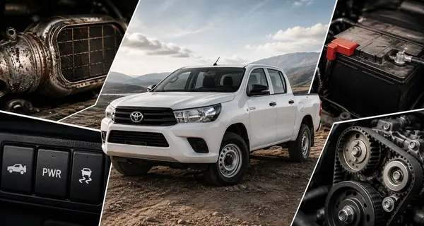 Toyota Hilux 2.4 Diesel: What to do when the DPF is full, which battery it uses, and what PWR Mode and T-Belt mean
