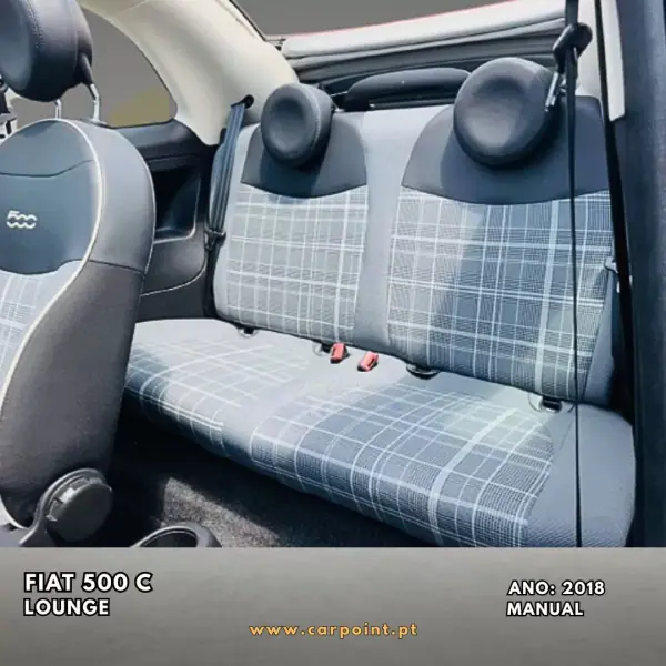 Fiat 500C 2018 - 12900 EUR, 113225 km - AUTO.MOTO.pt - 113225km - foto 8 de 10