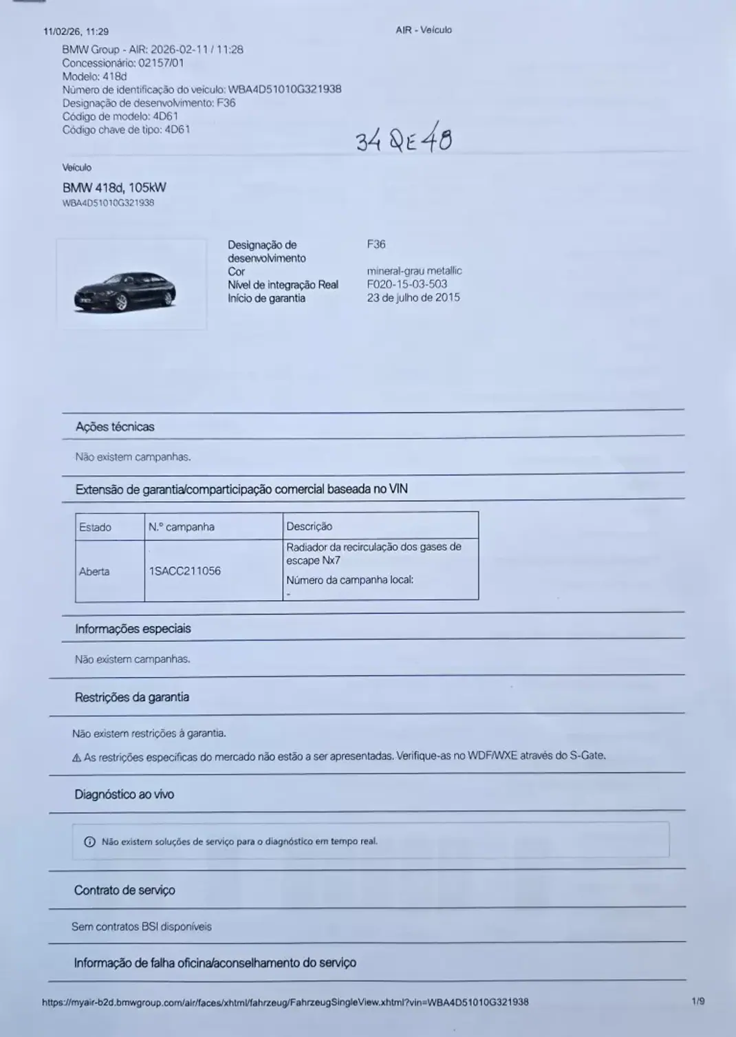 BMW 418 Gran Coupé 2015 - 16900 EUR, 272963 km - AUTO.MOTO.pt - 272963km - foto 55 de 64