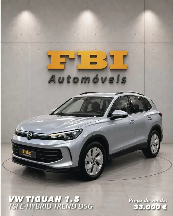 Volkswagen Tiguan 1.5 TSI E-HYBRID TREND DSG 2025 Híbrido (Gasolina) — 20 060 km Volkswagen Tiguan 1.5 TSI E-HYBRID TREND DSG 2025 Híbrido (Gasolina)