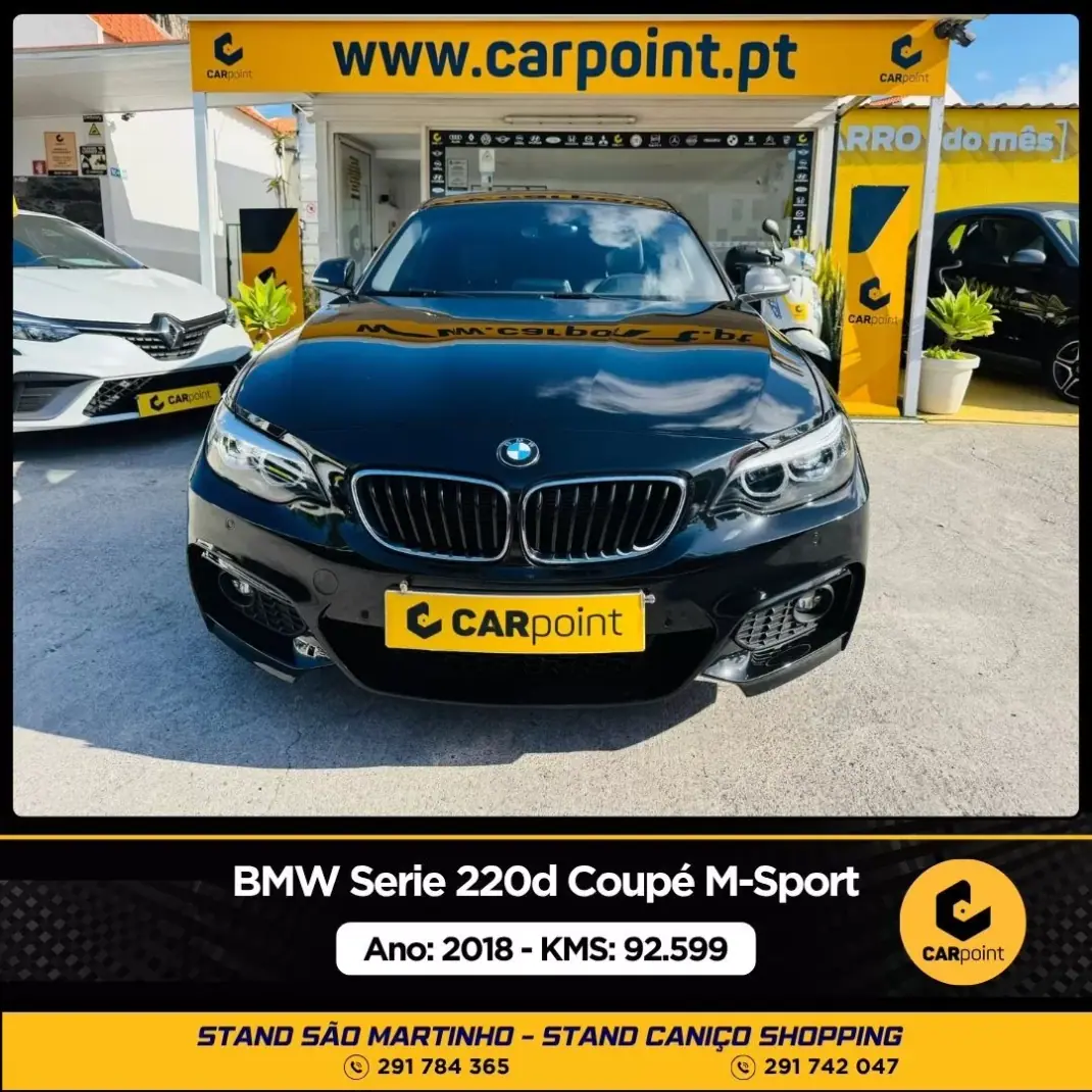 BMW 220 2018 - 24900 EUR, 92599 km - AUTO.MOTO.pt - 92599km - foto 1 de 10