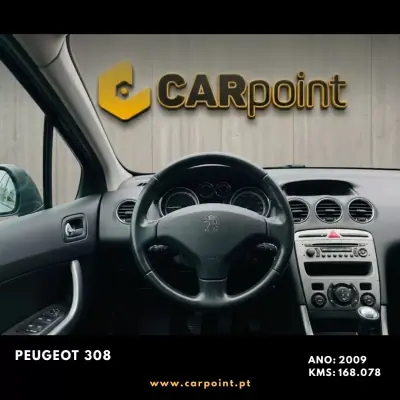 Peugeot 308 2009 - 7900 EUR, 168078 km - AUTO.MOTO.pt - 168078km - foto 6 de 10