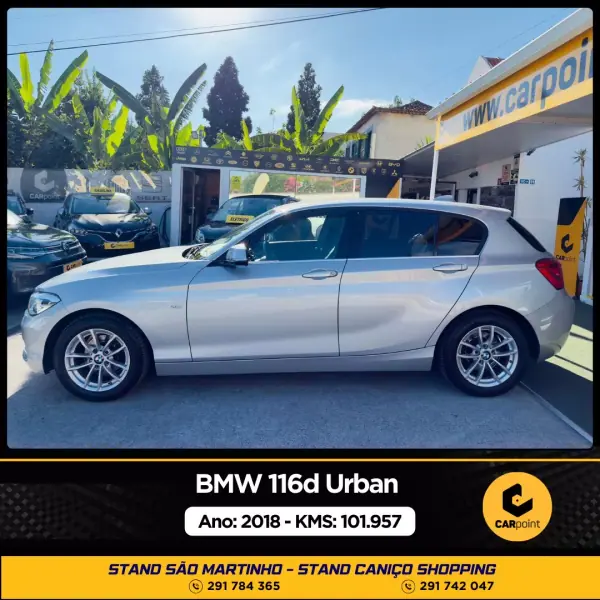BMW 116 2018 - 18900 EUR, 102000 km - AUTO.MOTO.pt - 102000km - foto 3 de 10